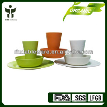 bamboo fiber recycled dinner sets